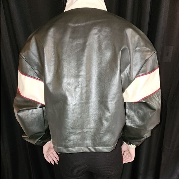 NWT PrettyLittleThing Auto Racing Bomber - Picture 13 of 15